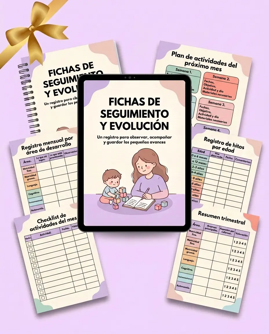 Mockup del Bono 2: Fichas de Seguimiento y Evolución
